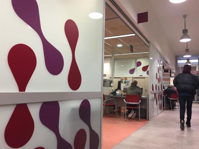 Imagen del interior de una oficina del Servicio Navarro de Empleo – Nafar Lansare