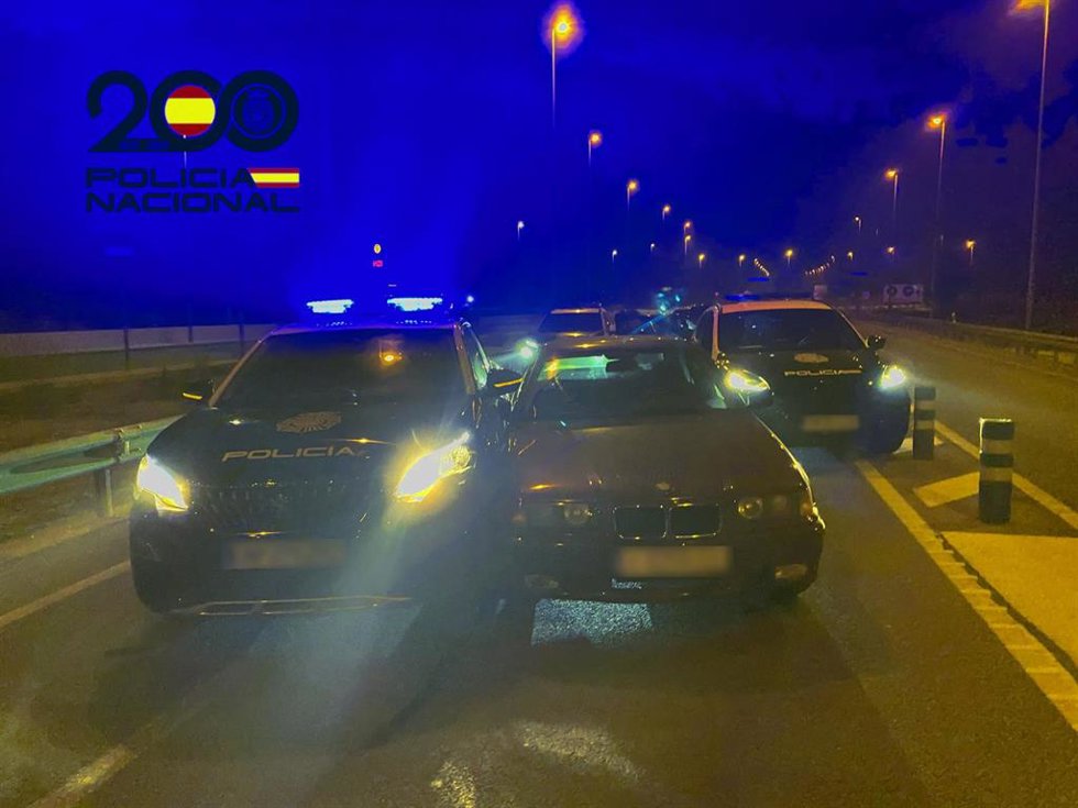 Detenido un hombre tras una persecución de Elche a San Fulgencio en un vehículo robado