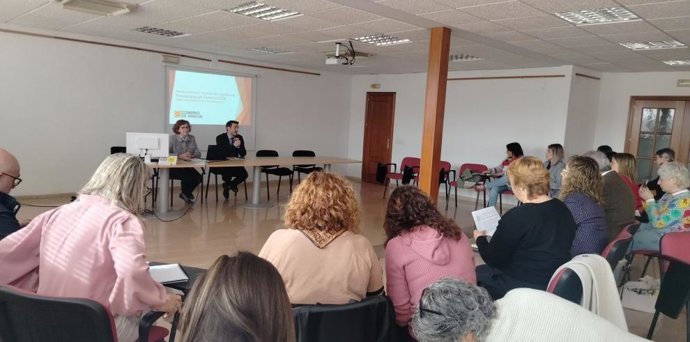 Presentación de las ayudas en Montalbán (Teruel)