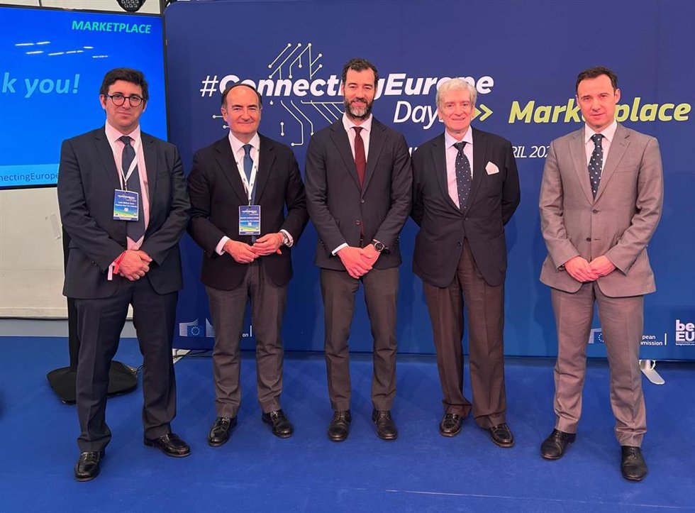 El presidente de la Autoridad Portuaria de Algeciras (APBA), Gerardo Landaluce, en el Connecting Europe Days 2024 en Bruselas.