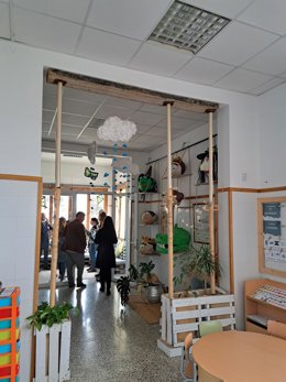 CEIP Es Putxet de Selva, apuntalado.