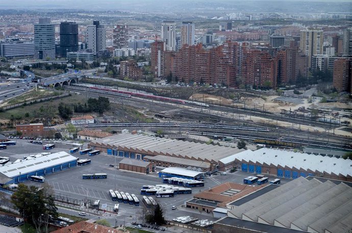 Archivo - Vista general del lugar donde se situará el Centro de Negocios de Madrid Nuevo Norte (MNN), a 24 de marzo de 2023, en Madrid (España).