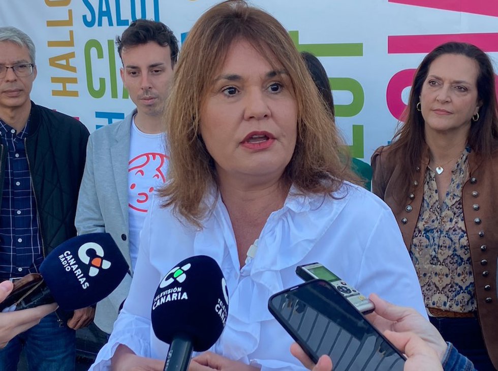 Archivo - La portavoz del PP en el Ayuntamiento de Las Palmas de Gran Canaria, Jimena Delgado