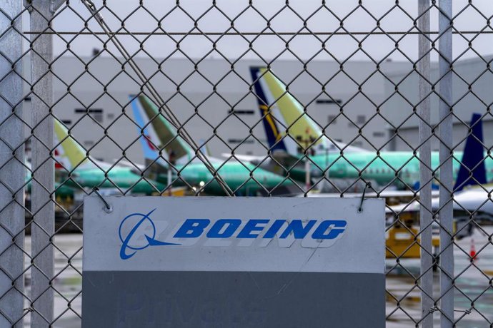 12 March 2024, US, Renton: Boeing airplanes in various stages of production stand in the Boeing Renton Factory in Renton, Washington, USA. 