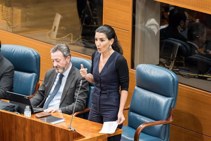 Archivo - Rocío Monasterio en  la Asamblea de Madrid