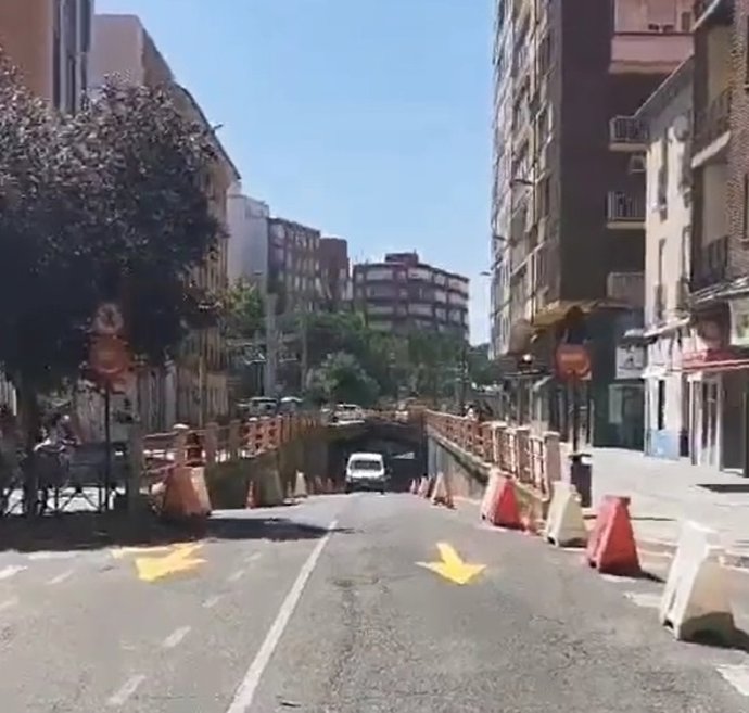Archivo - Túnel de Labradores, en Valladolid.