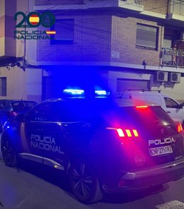 Vehículo de la Policía Nacional en Alicante.