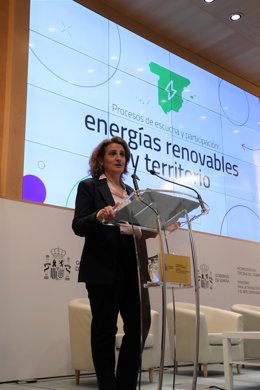 La vicepreesidenta del Gobierno y ministra para la Transición Ecológia y el Reto Demográfico, Teresa Ribera