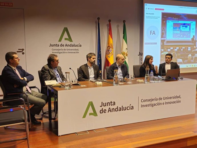 XXIX edición de 'Jornadas técnicas para el desarrollo de aspectos avanzados en la actividad minera' de Aminer celebrada en en el salón de actos de la Consejería de Industria, Energía y Minas.