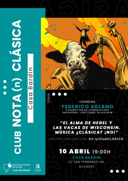 El Gil-Albert proposa un cicle per a reflexionar sobre la música clàssica i acostar-la a tots els públics