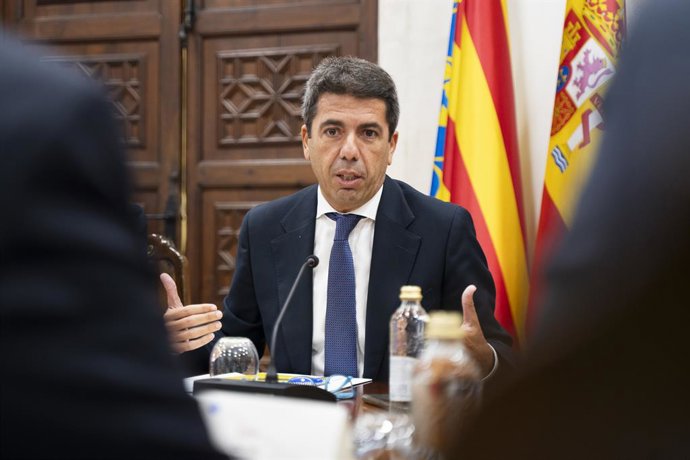 Archivo - Arxiu - El president de la Generalitat Valenciana, Carlos Mazón, en una imatge d'arxiu. 