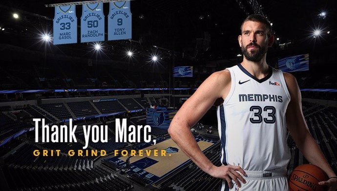 Archivo - Los Grizzlies colgarán la camiseta de Marc Gasol