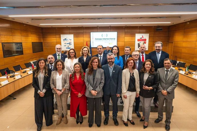 Foto de familia del Consejo Interterritorial del Sistema Nacional de Salud.