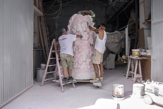 Archivo - Taller de Manuel Algarra, en una imagen de archivo