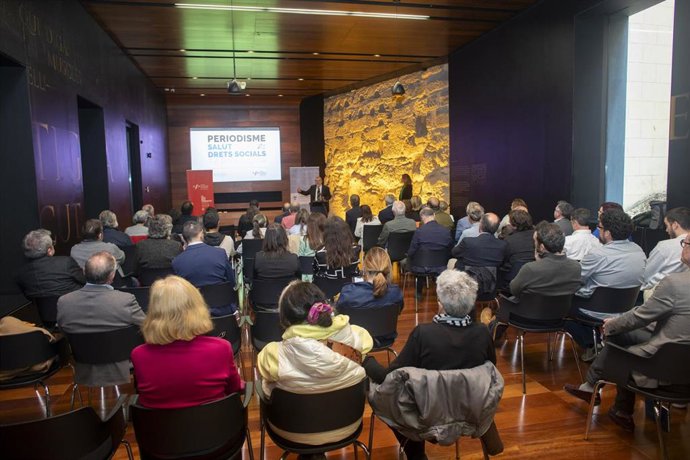 Acto de entrega del I Premi Periodisme Salut i Drets Socials