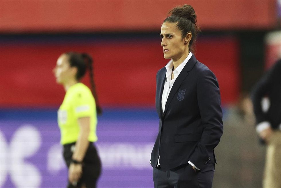 La seleccionadora nacional femenina de fútbol, Montse Tomé