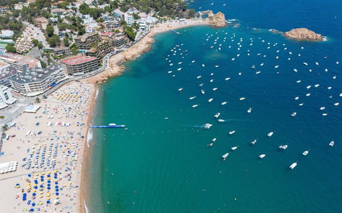 Archivo - La platja de Tossa de Mar, a Girona