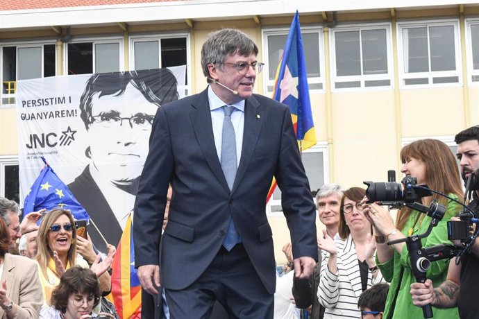 El cabeza de lista de Junts+ Puigdemont per Catalunya a las elecciones catalanas, Carles Puigdemont