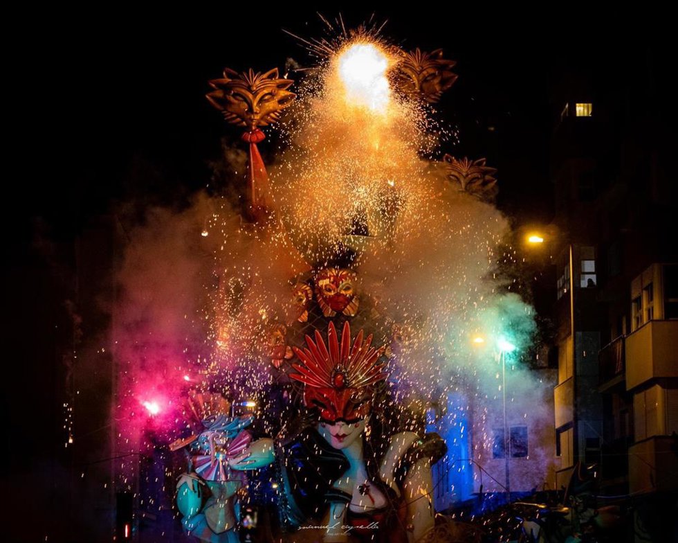 Fallas en Borriana (Castellón)