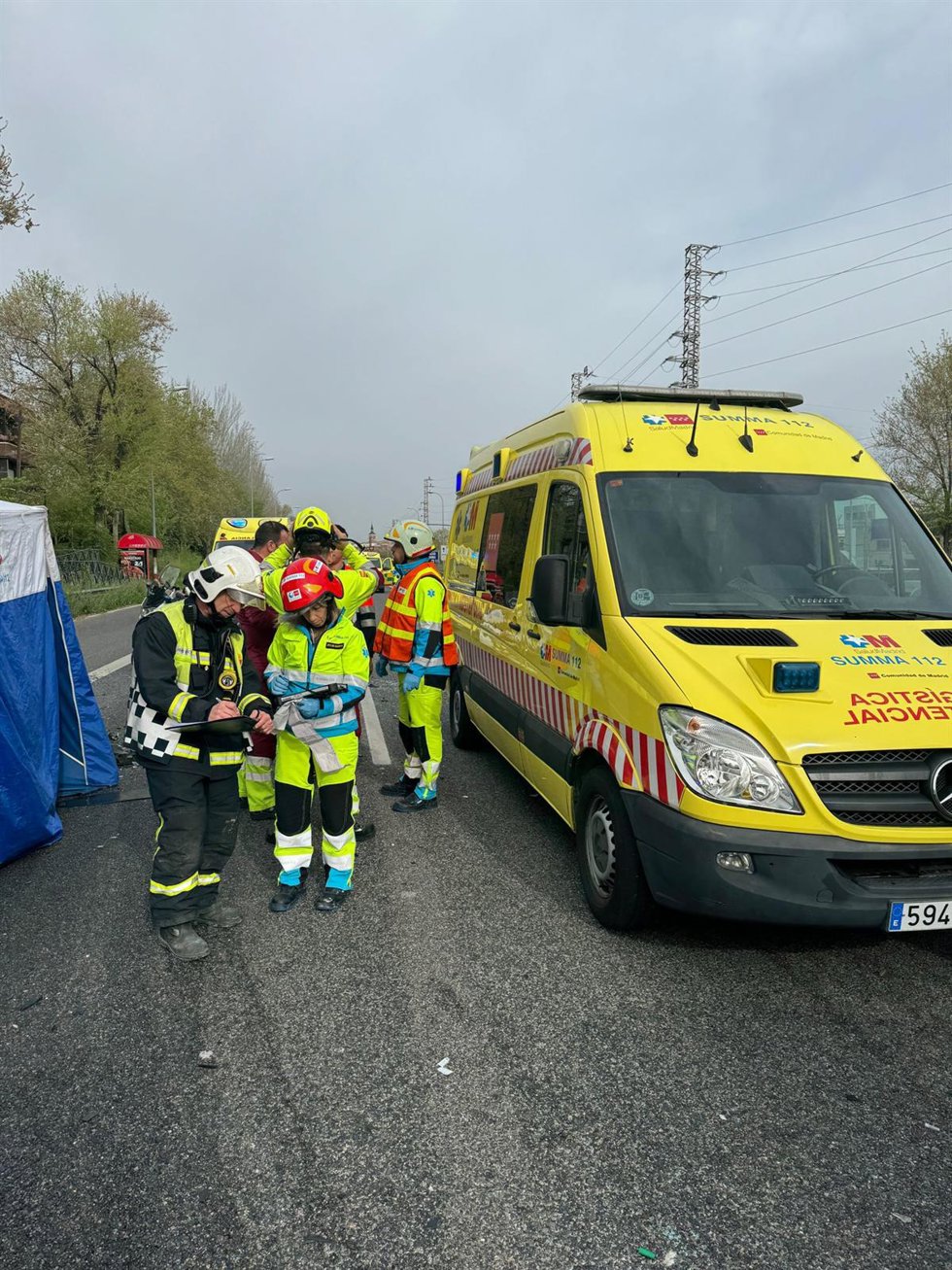 Accidente en Leganés