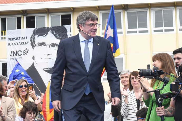 El cap de llista de Junts+ Puigdemont per Catalunya a les eleccions catalanes, Carles Puigdemont