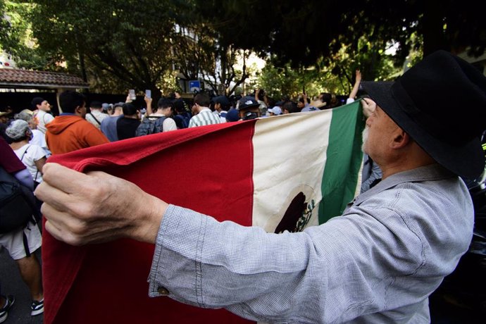 Protestas contra la Embajada de Ecuador en México 