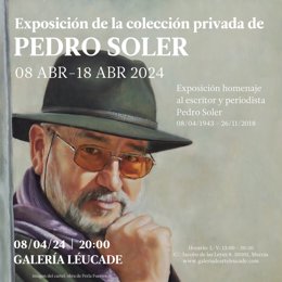 La Galería Léucade homenajea este lunes al escritor y periodista Pedro Soler
