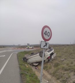 Imagen del vehículo accidentado.