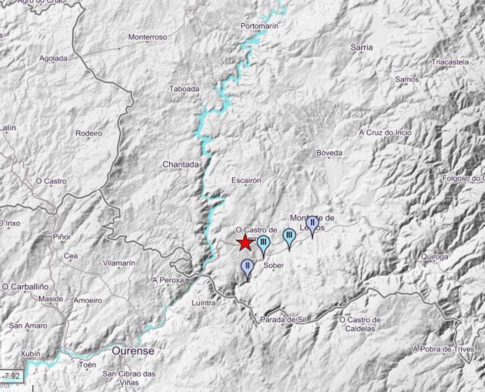 Terremoto en Pantón (Lugo).