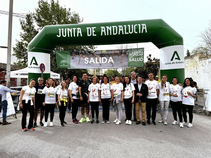 La consejera de Salud y Consumo de la Junta de Andalucía, Catalina García, en XXVI Carrera Popular por la Salud y Caminata Inclusiva en Jaén.