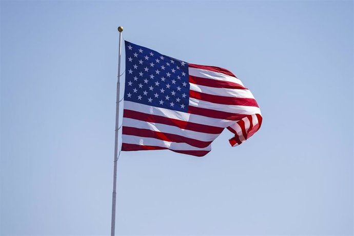 Archivo - Bandera de Estados Unidos.