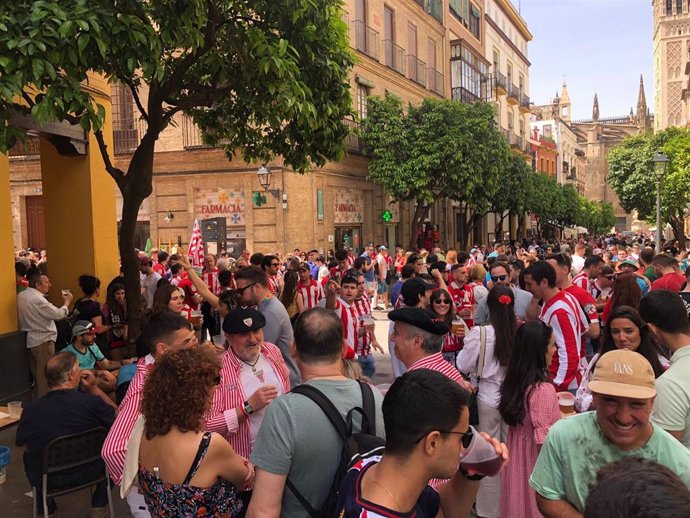 Adicionados del Athletic Club de Bilbao en Sevilla.