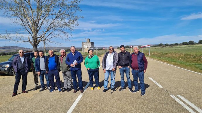 Tramo de carretera entre Bercianos de Aliste y Sarracín al que la Diputación de Zamora destinará 600.000 euros para su mejora.