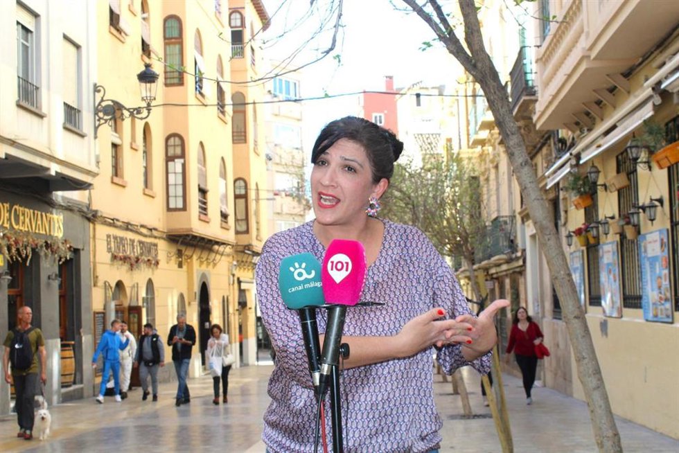 La portavoz del Grupo Municipal Con Málaga, Toni Morillas. 
