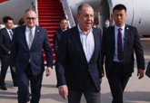 Foto: China/Rusia.- El ministro de Exteriores de Rusia llega a Pekín para reunirse con su homólogo chino