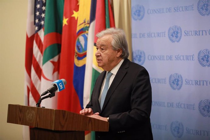 El secretario general de la ONU, António Guterres