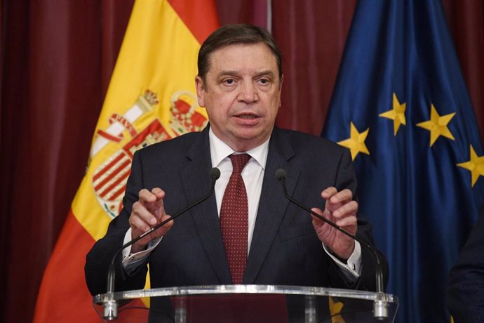 El ministro de Agricultura, Pesca y Alimentación, Luis Planas, en el Ministerio de Agricultura, Pesca y Alimentación, a 3 de marzo de 2024, en Madrid (España).