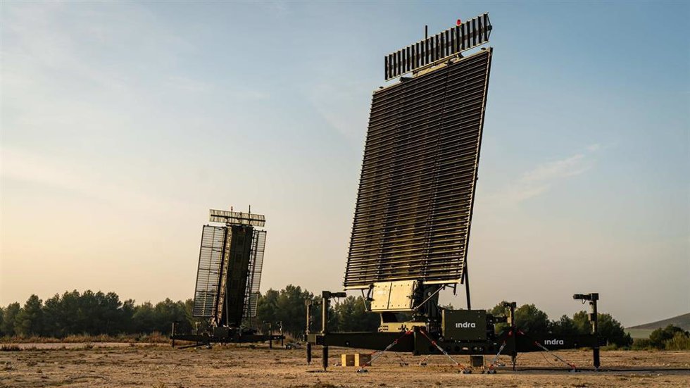 Archivo - Un radar de Indra
