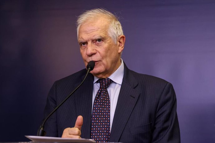 Archivo - El Alto Representante de la Unión Europea (UE) para Política Exterior y Seguridad Común, Josep Borrell, durante una visita oficial a Varsovia, Polonia (archivo)