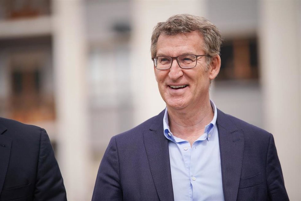 EL presidente del PP, Alberto Núñez Feijóo