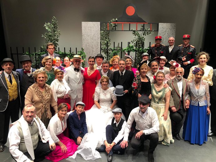 El Cuadro Lírico, en una de sus actuaciones