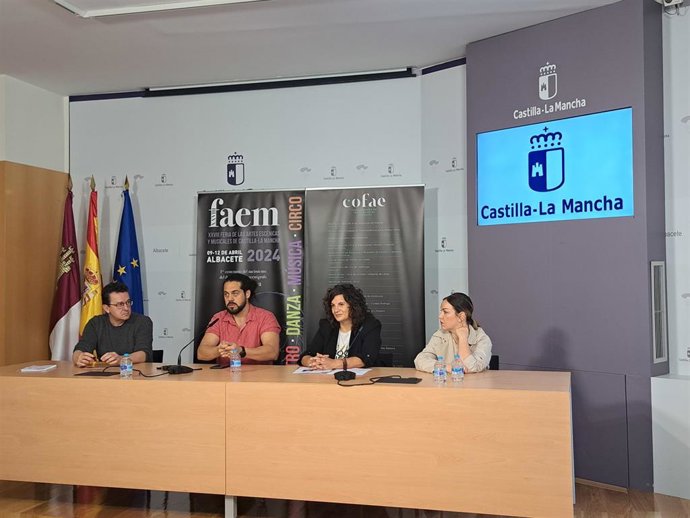El director de la XXVIII edición de la Feria de Artes Escénicas y Musicales de Castilla-La Mancha, Antonio Campos, en rueda de prensa.