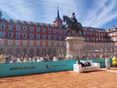 Foto: El Mutua Madrid Open invita a jugar en la 'pista central' de la Plaza Mayor