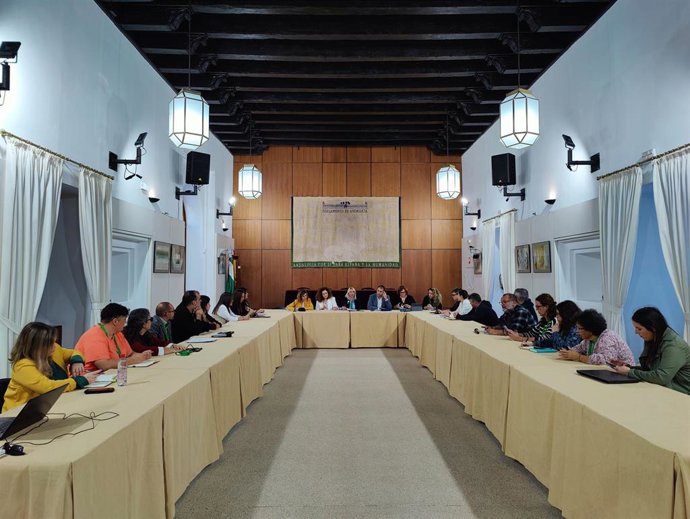 Jornada sobre Trastorno del Espectro Autista organizada por el grupo Por Andalucía en el Parlamento andaluz.