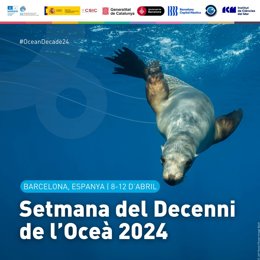 Cartel de la Semana de la Década del Océano 2024