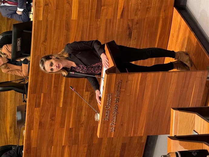 La diputada de IU-Convocatoria por Asturias, Delia Campomanes.