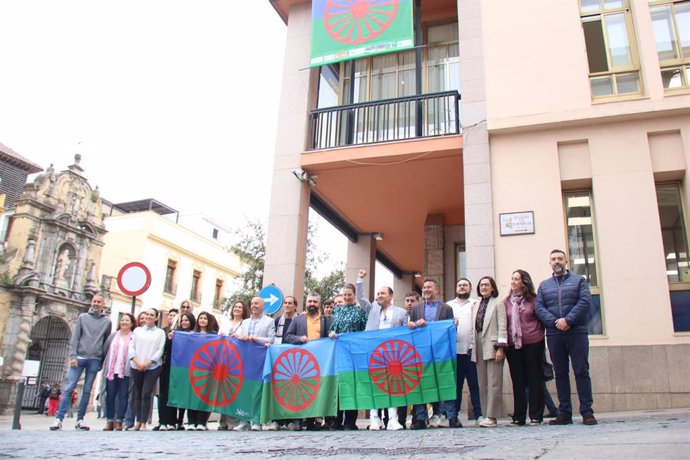 Conmemoración del Día del Pueblo Gitano en el Ayuntamiento de Córdoba.