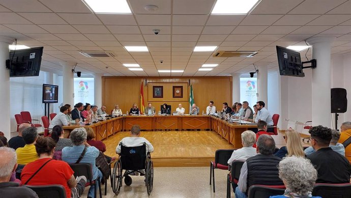 Pleno del Ayuntamiento de Armilla celebrado este lunes.