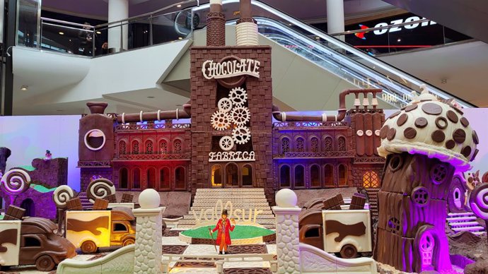 Del 11 al 27 de abril se podrá disfrutar de esta gran muestra elaborada con más de 4.500 kilos de chocolate y creada por el maestro chocolatero Álvaro Romero