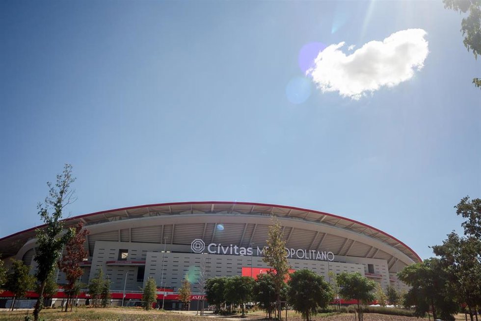Archivo - Exterior del estadio deportivo Cívitas Metropolitano.